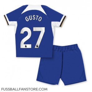 Chelsea Malo Gusto #27 Replik Heimtrikot Kinder 2023-24 Kurzarm (+ Kurze Hosen)